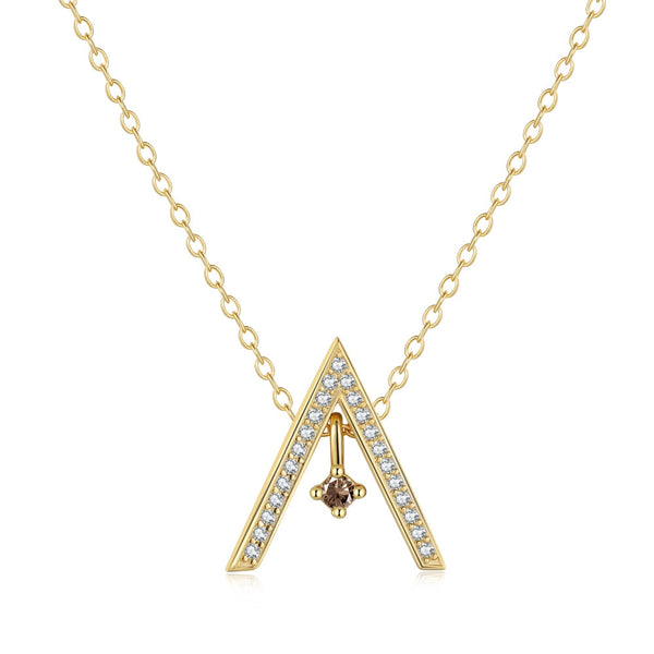 ˇMagic JewelryˇSparkling "A" Shape Necklace