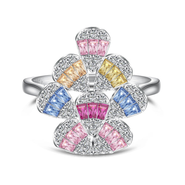 ˇMagic JewelryˇSparkling Colorful Water Drop Shape Daily Ring