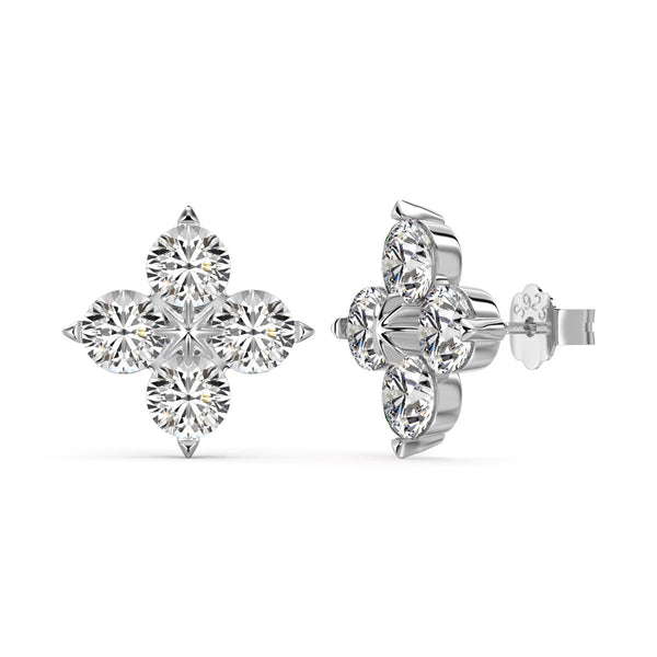 ˇMagic JewelryˇFour-Leaf Clover Eight-Pointed Star Earrings
