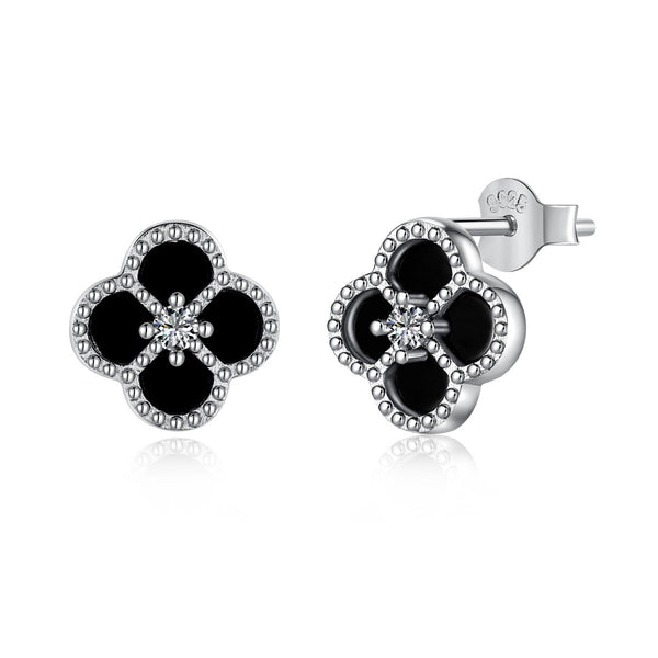 ˇMagic JewelryˇFour-Leaf Clover Flower Shape Exquisite Earrings