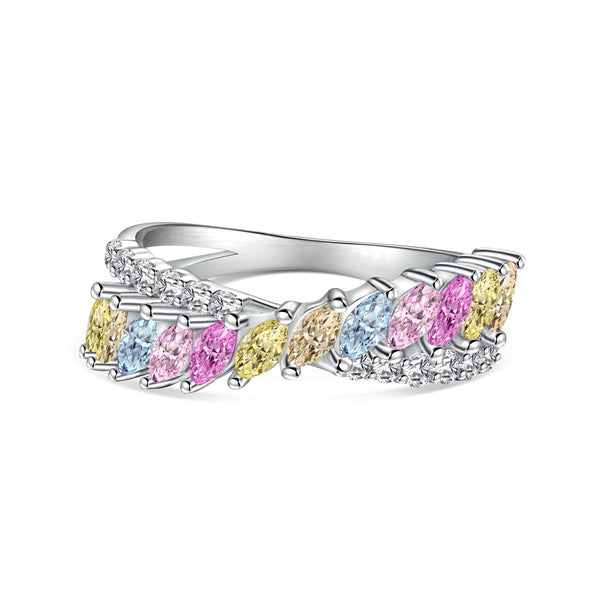 ˇMagic JewelryˇUnique Colorful Marquise Cut Daily Ring