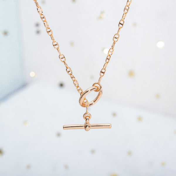 ˇMagic JewelryˇECHAPPEE NECKLACE PINK GOLD