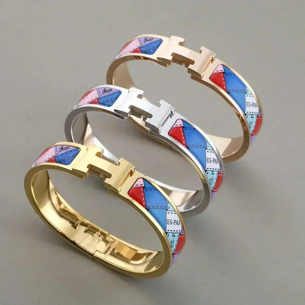 ˇMagic JewelryˇH BRACELET DOTTED BORDER 12MM