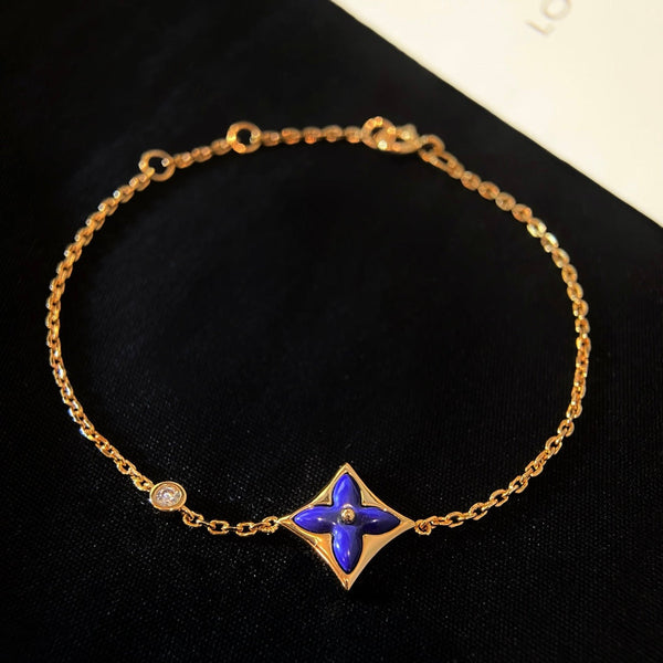 ˇMagic JewelryˇCOLOR STAR PINK GOLD DIAMOND BRACELET
