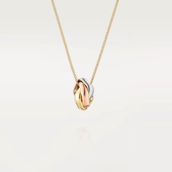 ˇMagic JewelryˇTRINITY NECKLACE GOLD SMALL MODEL