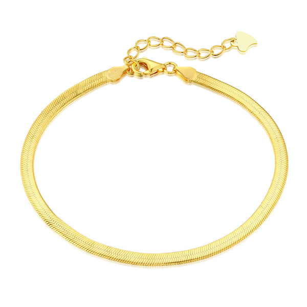 ˇMagic JewelryˇFlat Snake Bone Chain Blade Necklace