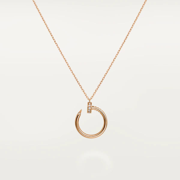 ˇMagic JewelryˇJUSTE NECKLACE PINK GOLD