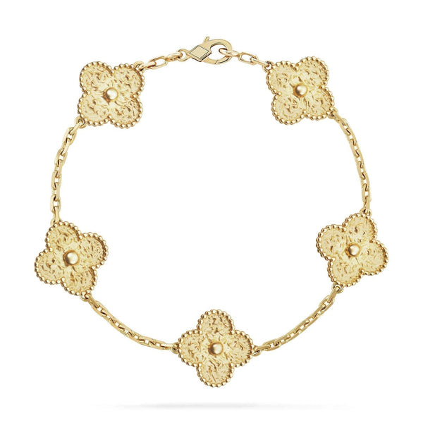 ˇMagic JewelryˇCLOVER 5 MOTIFS BRONZING BRACELET