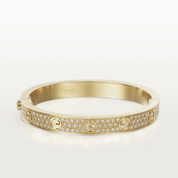 ˇMagic JewelryˇLOVE BRACELET 6.1MM DIAMOND-PAVED