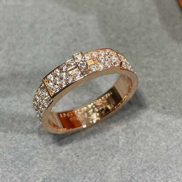 ˇMagic JewelryˇKELLY PINK GOLD DIAMOND RING