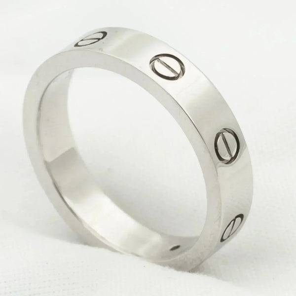 ˇMagic JewelryˇLOVE RING 4MM 1 DIAMOND SILVER