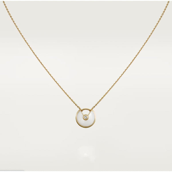 ˇMagic JewelryˇAMULETTE ROSE GOLD MOP NECKLACE