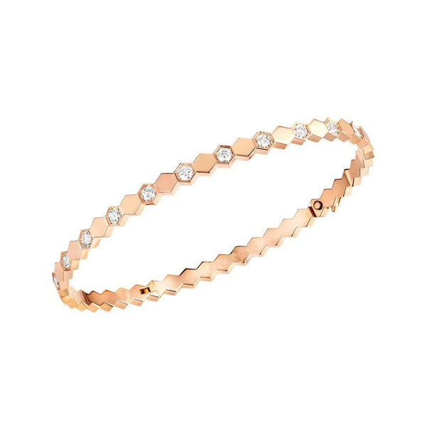 ˇMagic JewelryˇBEE LOVE PINK GOLD DIAMOND BRACELET