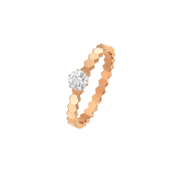 ˇMagic JewelryˇBEE LOVE RING PINK GOLD 1 DIAMOND