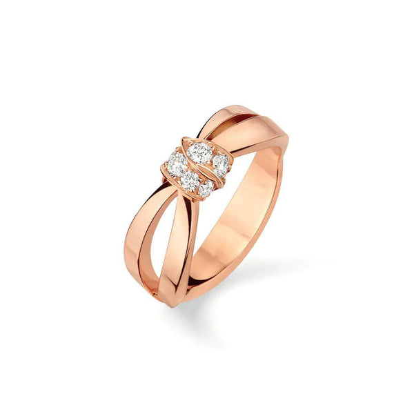 ˇMagic JewelryˇLIENS RING PINK GOLD DIAMOND