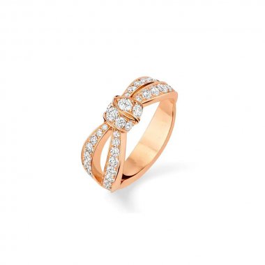 ˇMagic JewelryˇLIENS ROSE GOLD DIAMOND RING