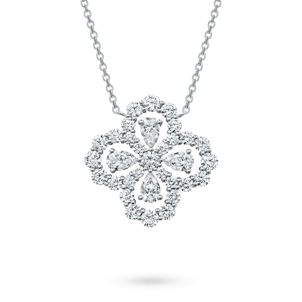 ˇMagic JewelryˇLOOP NECKLACE FULL MOTIF DIAMOND 16MM MULTIPLE COLORS