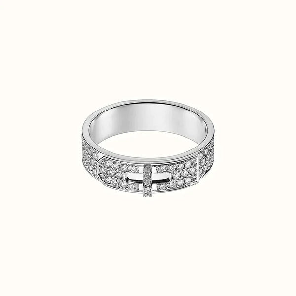 ˇMagic JewelryˇKELLY SILVER DIAMOND RING