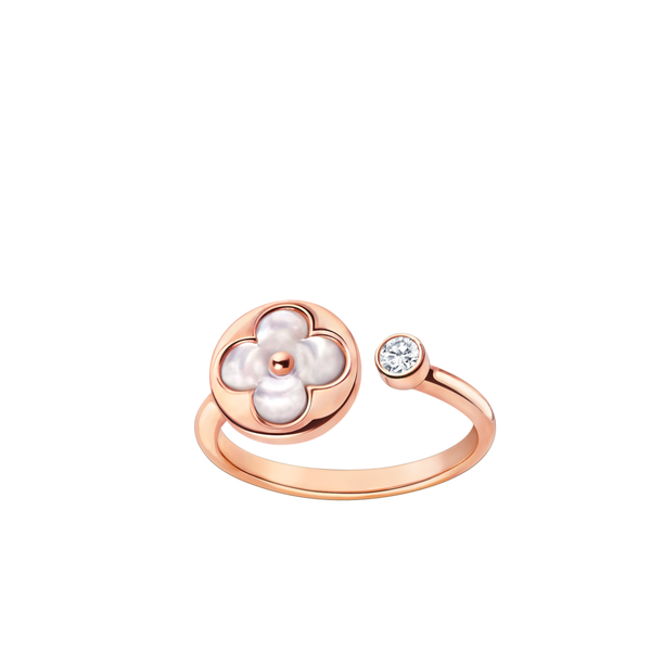 ˇMagic JewelryˇSUN 1 DIAMOND PINK MOP RING