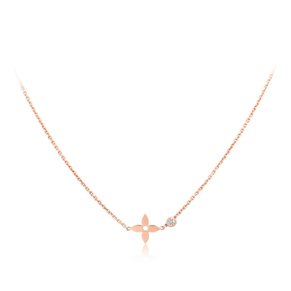 ˇMagic JewelryˇBLOSSOM PENDANT PINK GOLD AND DIAMOND